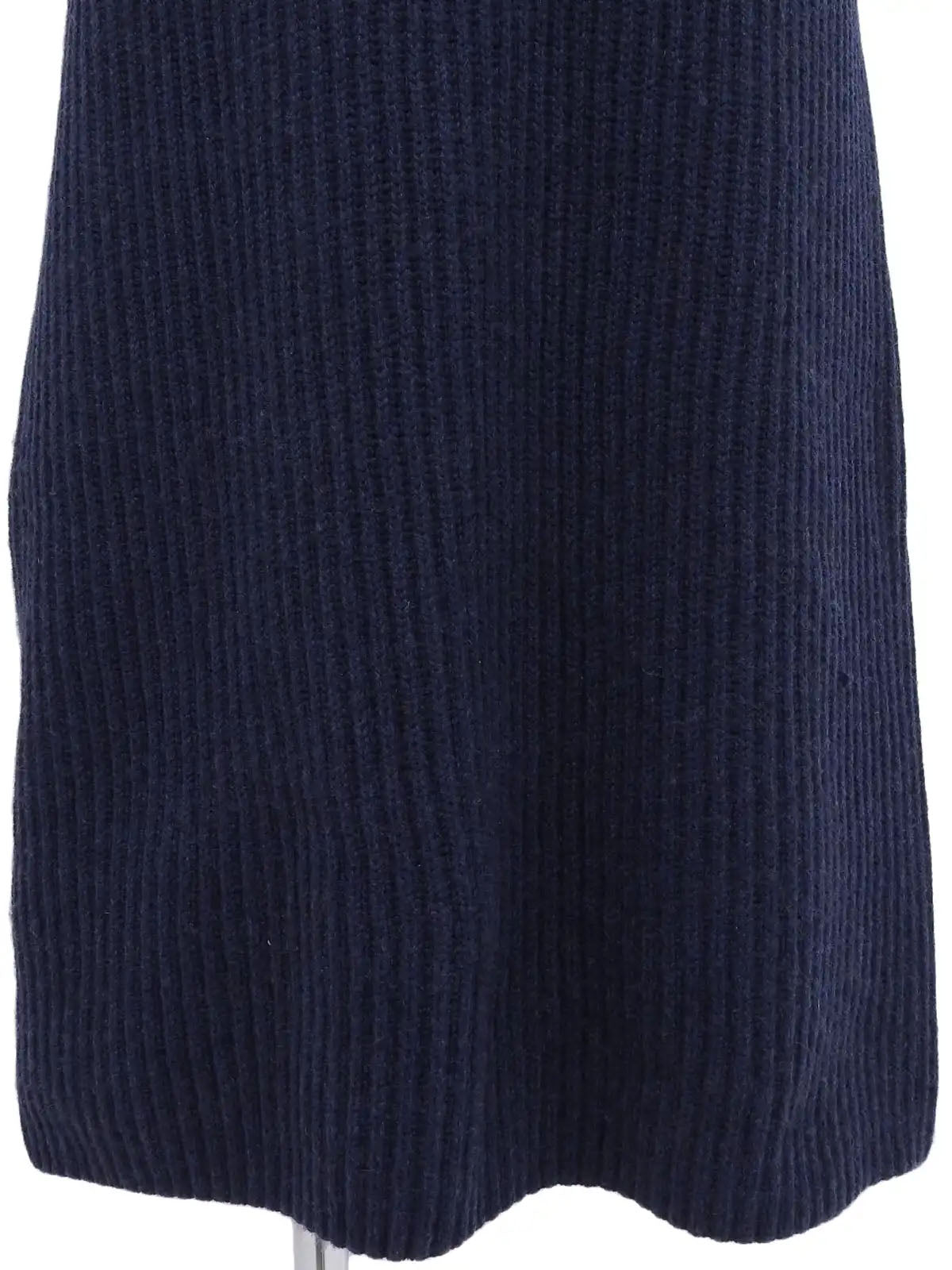 2008 Cashmere Sleeveless Knit Dress, Navy