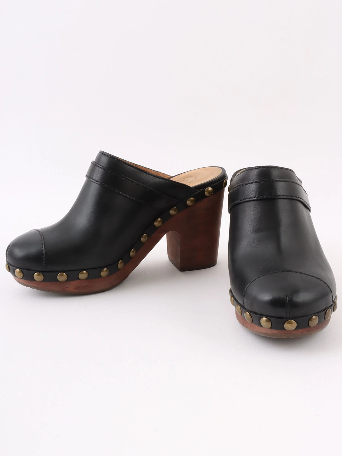 CCマークスタッズサボサンダル　ブラック