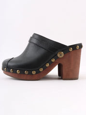 CCマークスタッズサボサンダル　ブラック