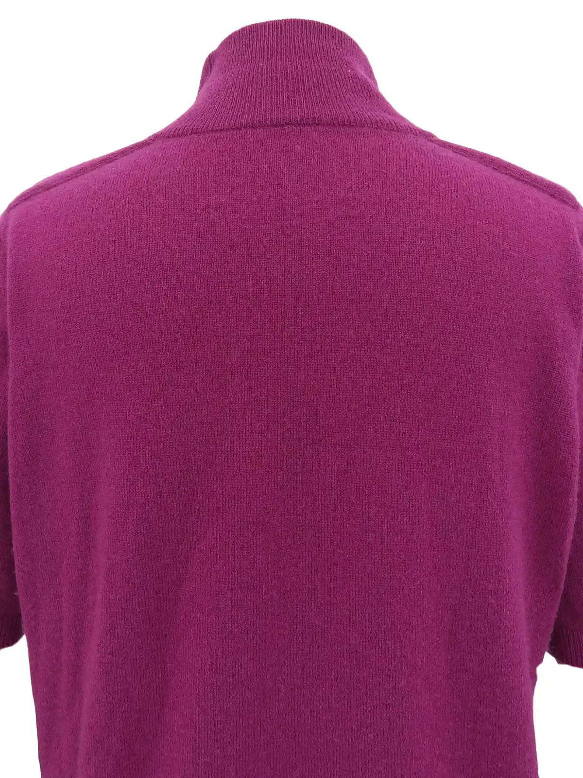 Purple Half Sleeve Knit Top