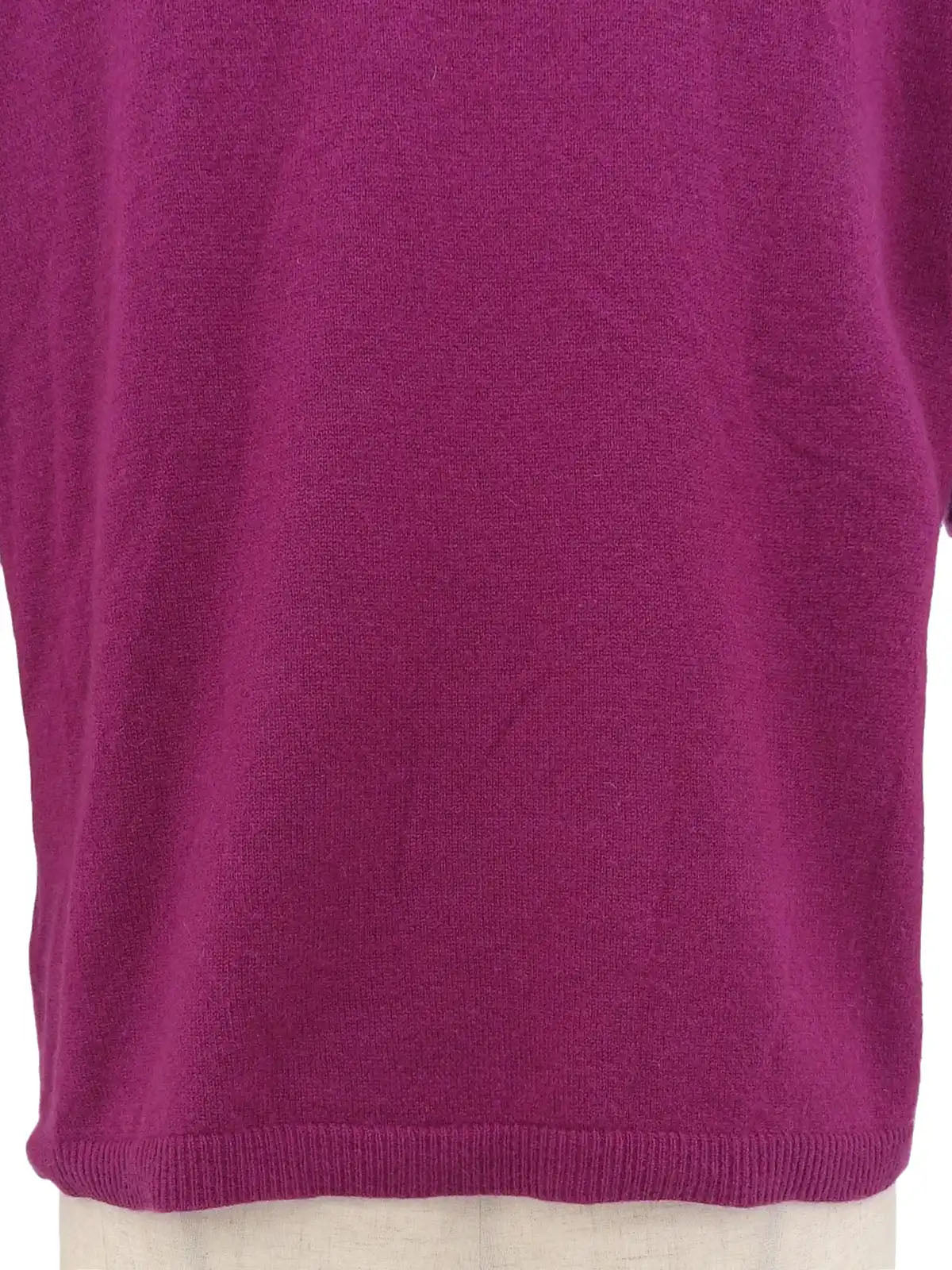 Purple Half Sleeve Knit Top