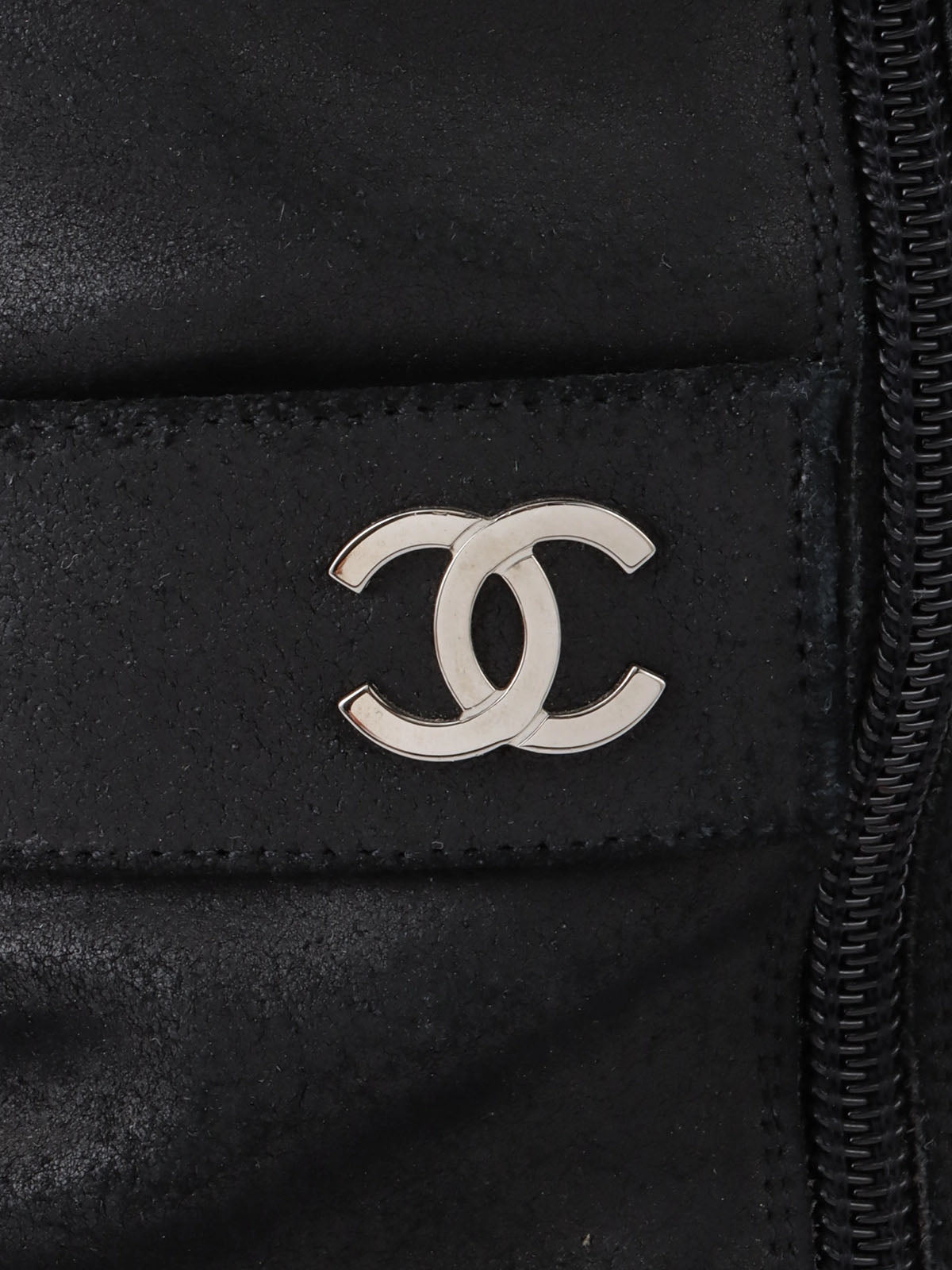 CC Mark Plate Long Boots Black