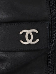 CC Mark Plate Long Boots Black