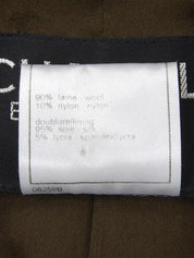 1997 Wool CC Mark Button Double-Breasted Jacket Brown/Multi