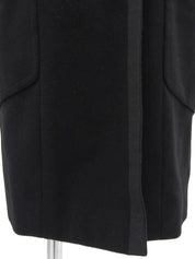 1997 Cashmere CC Mark Button Long Coat Black
