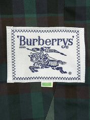 Cotton check pattern jacket in green/multi