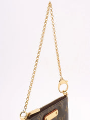 2008 Canvas Monogram Pochette Mira PM Brown