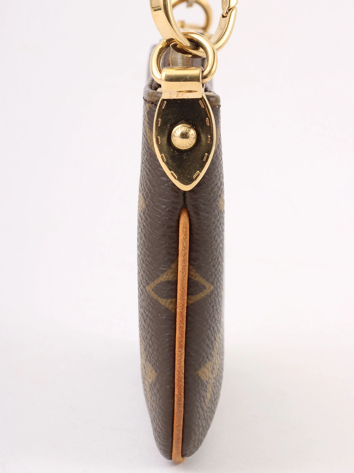 2008 Canvas Monogram Pochette Mira PM Brown