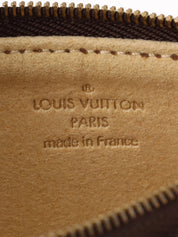 2008 Canvas Monogram Pochette Mira PM Brown