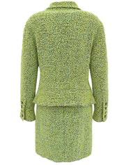 1994 Tweed CC Mark Button Set, Green/Multi