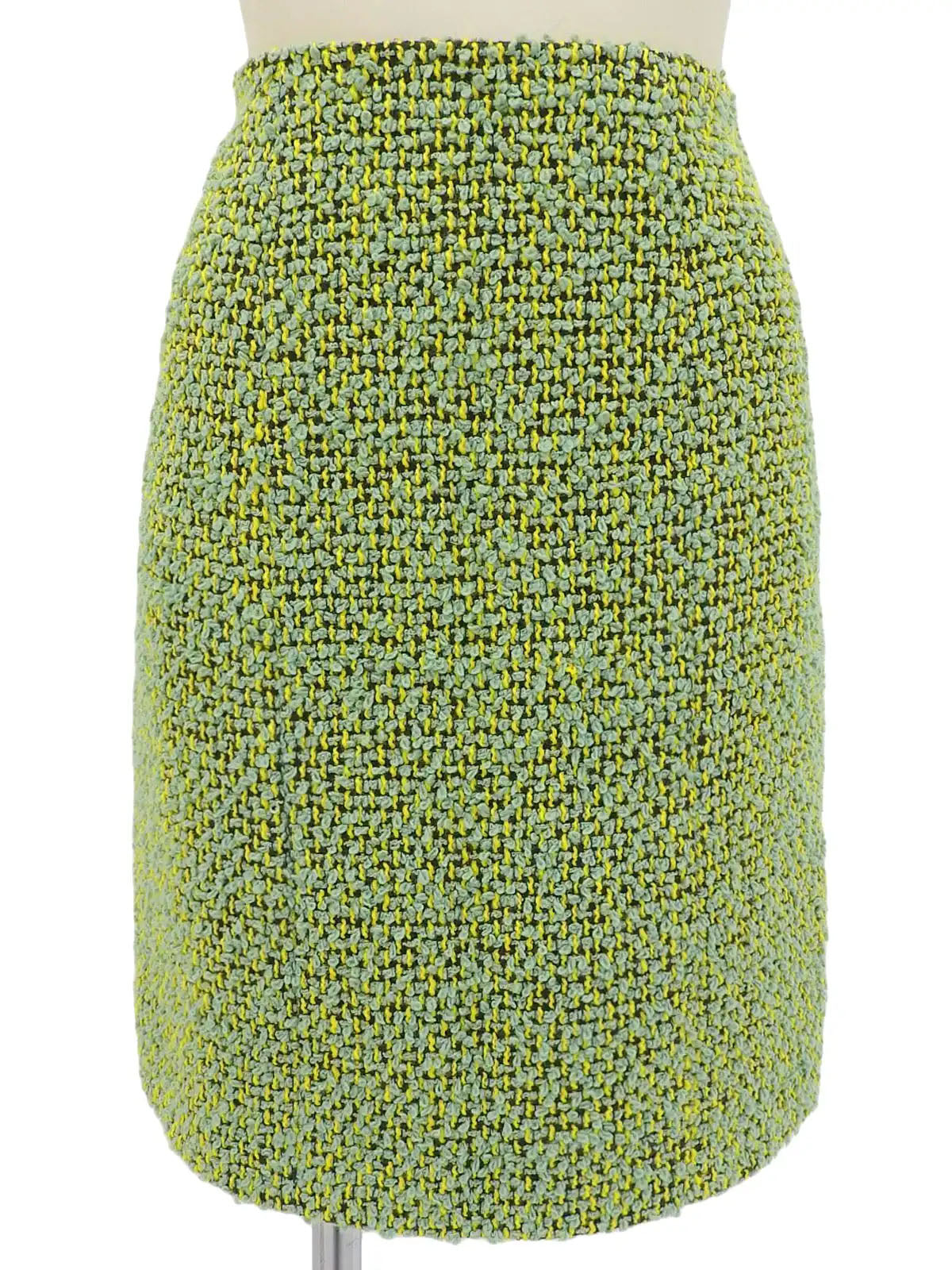 1994 Tweed CC Mark Button Set, Green/Multi