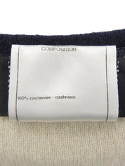 CC Mark Cashmere Knit Top Navy