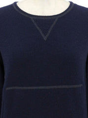 CC Mark Cashmere Knit Top Navy