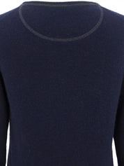 CC Mark Cashmere Knit Top Navy
