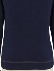 CC Mark Cashmere Knit Top Navy