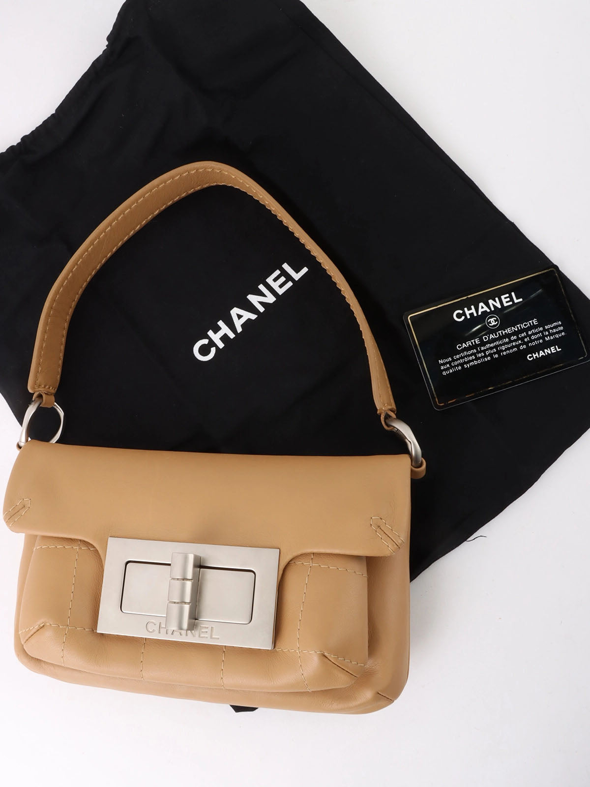 2003年頃製　2.55ミニハンドバッグ　ベージュ