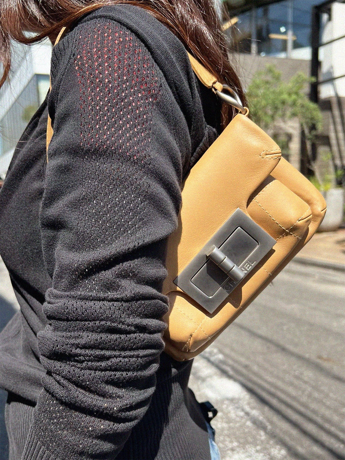 2003 2.55 Mini Handbag Beige