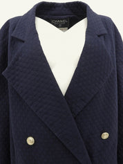 CC Mark Button Long Coat Navy