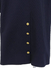 CC Mark Button Long Coat Navy