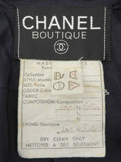CC Mark Button Long Coat Navy