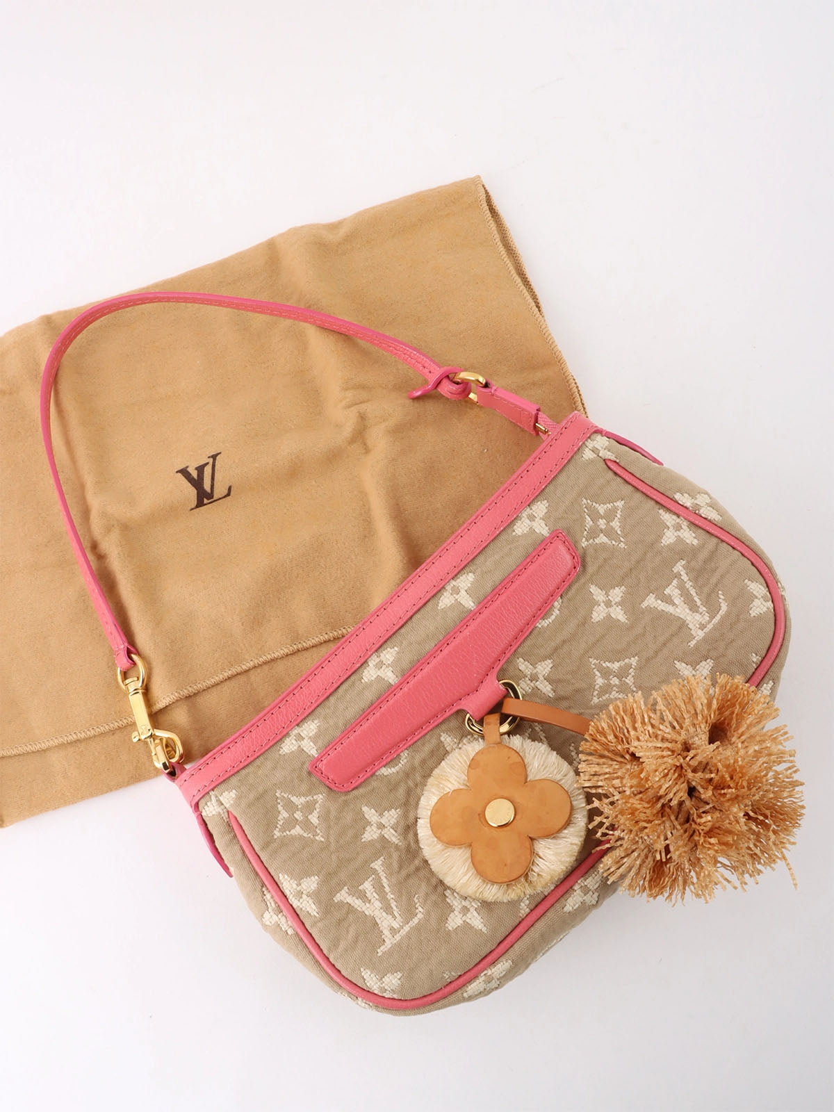 2010 Monogram Sabia Accessory Beige/Pink