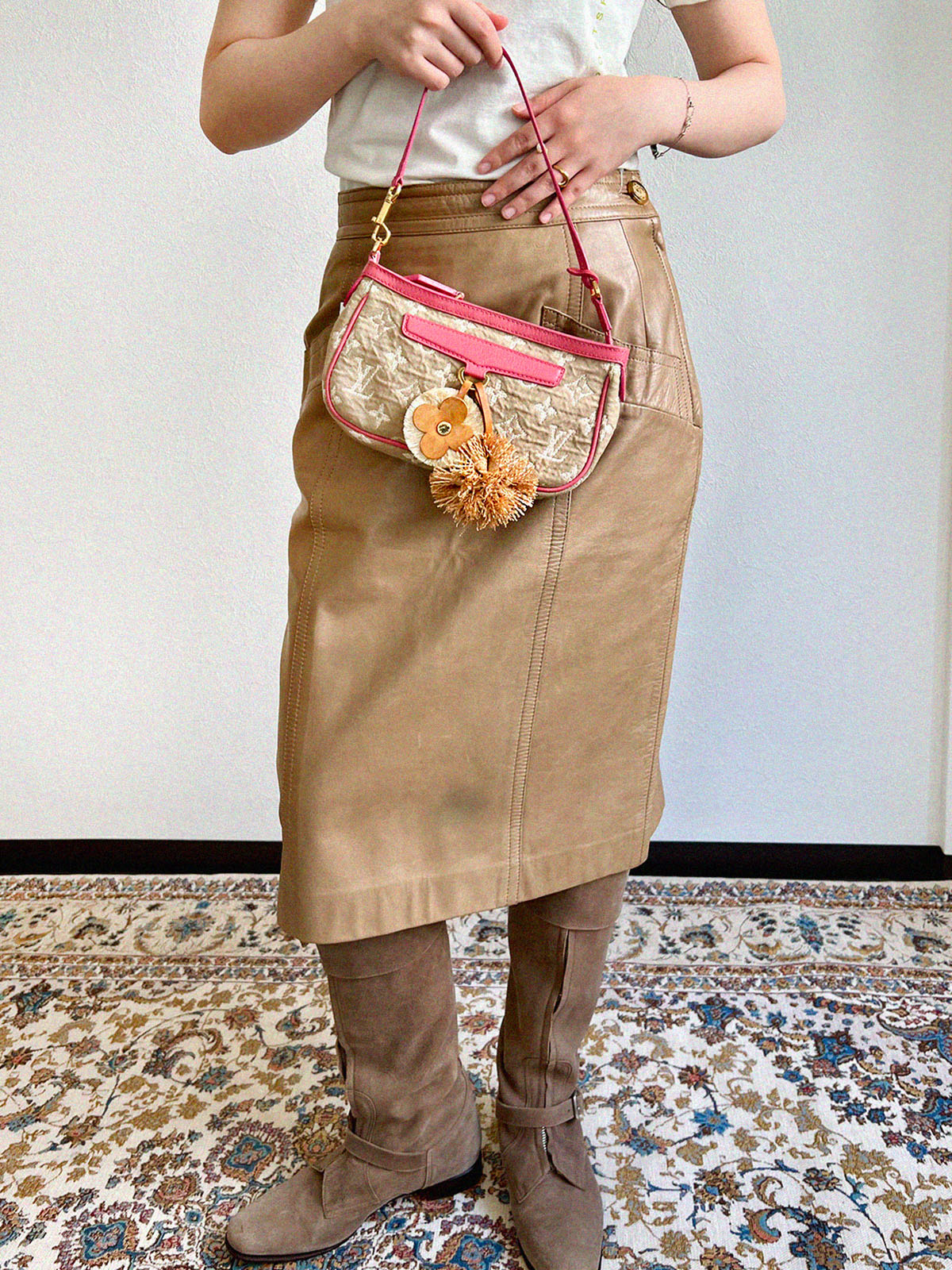 2010 Monogram Sabia Accessory Beige/Pink
