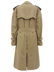 Nova Check Lining Trench Coat in Beige