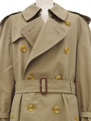 Nova Check Lining Trench Coat in Beige