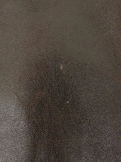 Brown leather vest