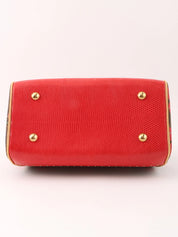 2005 年村上隆合作 Monogram Cherry Sac Fermoir MM 棕色/红色