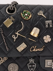 2014 Lucky Charm 2.55 Chain Shoulder Bag, Black