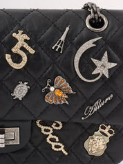 2014 Lucky Charm 2.55 Chain Shoulder Bag, Black