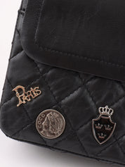 2014 Lucky Charm 2.55 Chain Shoulder Bag, Black
