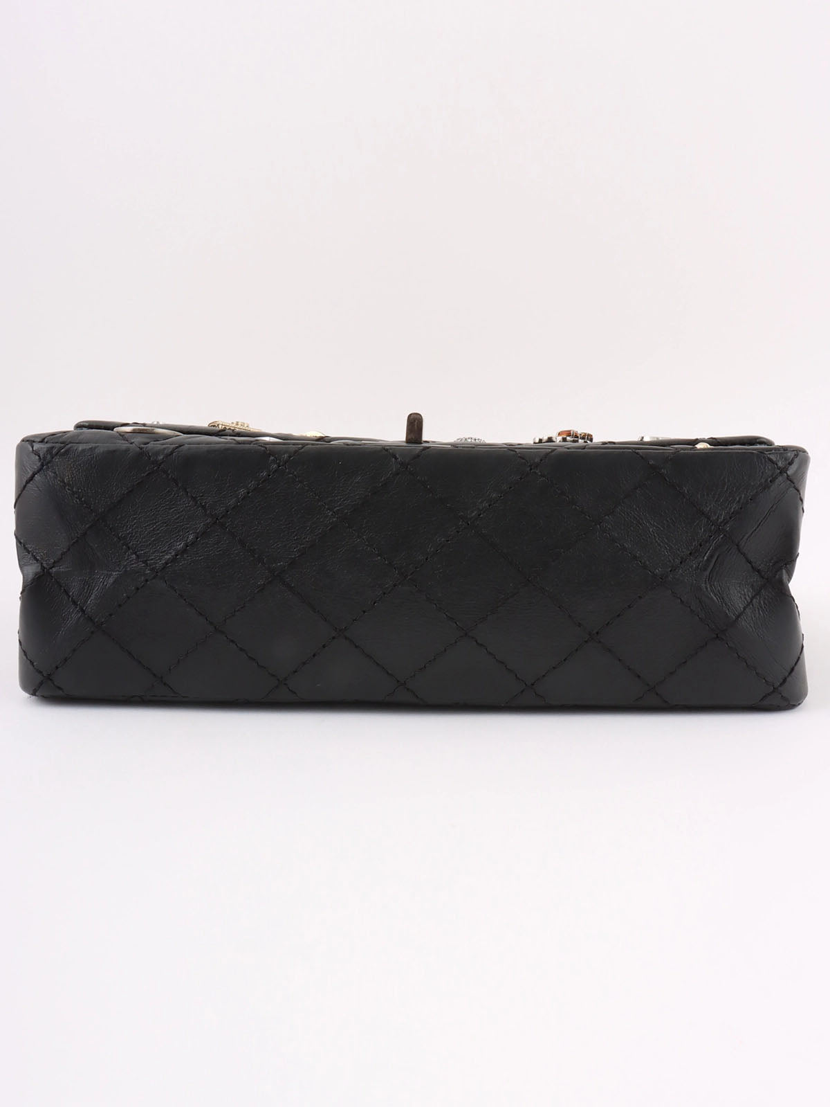 2014 Lucky Charm 2.55 Chain Shoulder Bag, Black