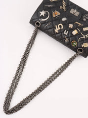 2014 Lucky Charm 2.55 Chain Shoulder Bag, Black