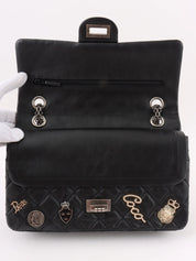 2014 Lucky Charm 2.55 Chain Shoulder Bag, Black