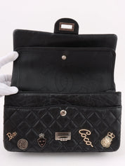 2014 Lucky Charm 2.55 Chain Shoulder Bag, Black