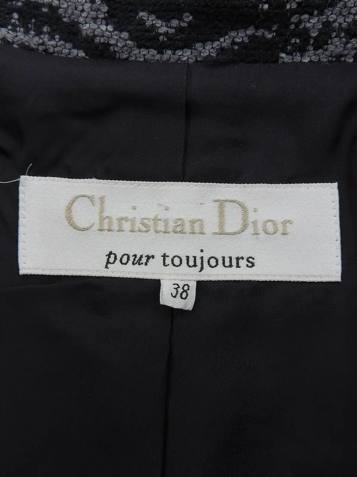 ゼブラパターンアンサンブル ブラック/グレー