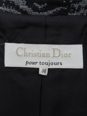 ゼブラパターンアンサンブル ブラック/グレー