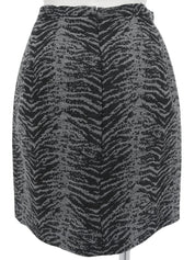 ゼブラパターンアンサンブル ブラック/グレー