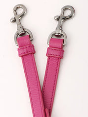 Anagram Cruz 2-way bag in dark purple and fuchsia pink