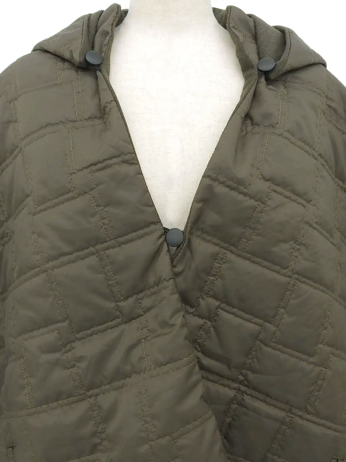 Quilted Shawl Khaki