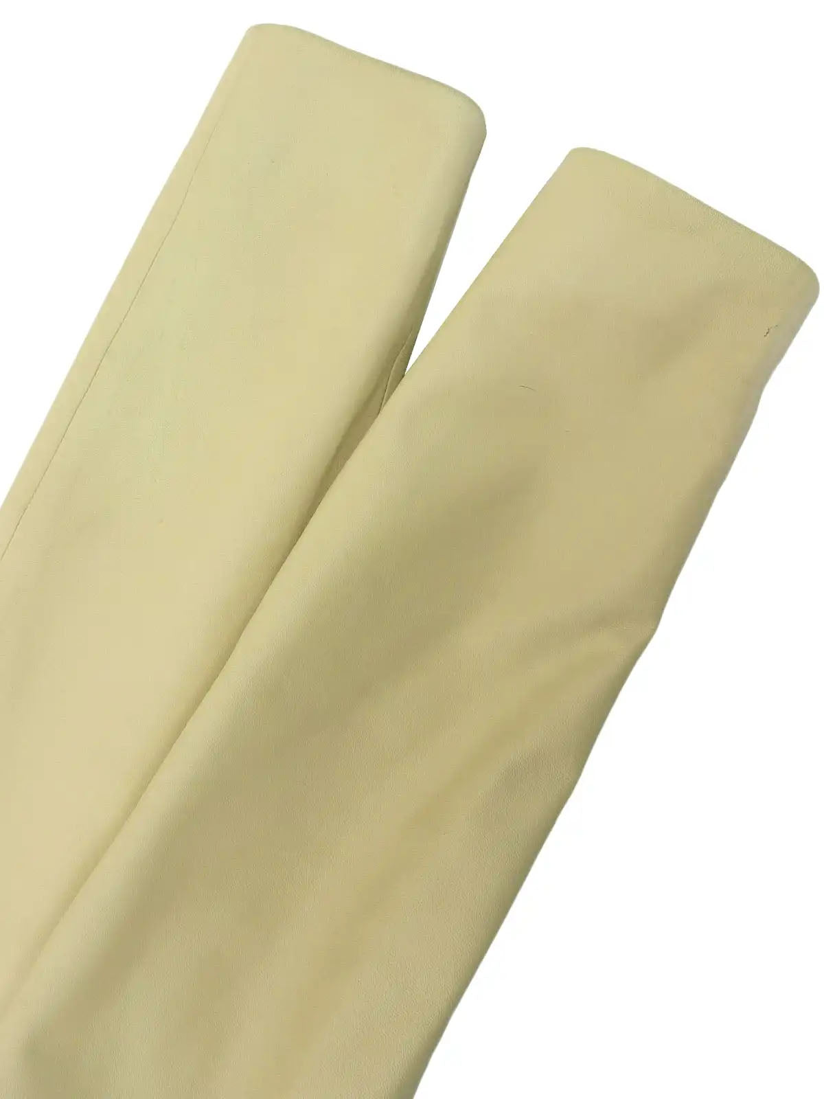 Ivory leather jacket