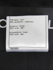 2008 Bijou Pearl CC Mark Button Coat in Black