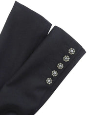 2008 Bijou Pearl CC Mark Button Coat in Black