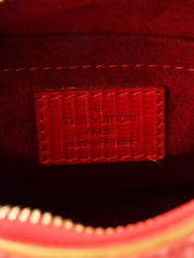 2005 Takashi Murakami Collaboration Monogram Cherry Sack Neo Deauville Brown/Red