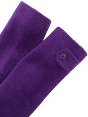 紫色骆驼羊毛大衣