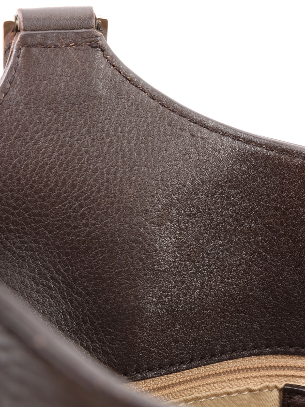 Trotter Pattern Logo Plate Tote Bag Beige/Brown