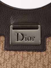 Trotter Pattern Logo Plate Tote Bag Beige/Brown