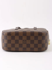 2004 Damier Spontini 2-way canvas bag, brown